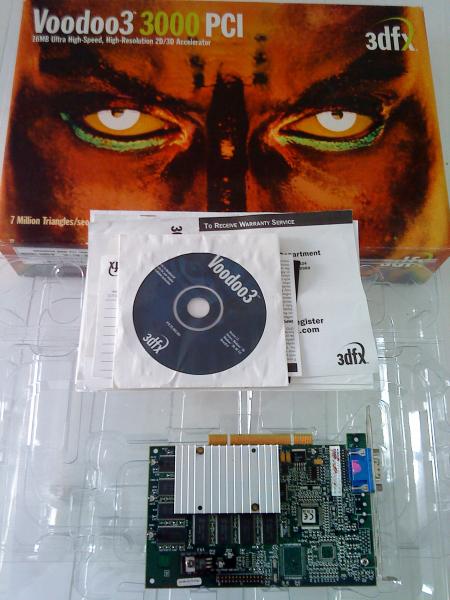 Placa de vídeo 3dfx Voodoo 3 3000